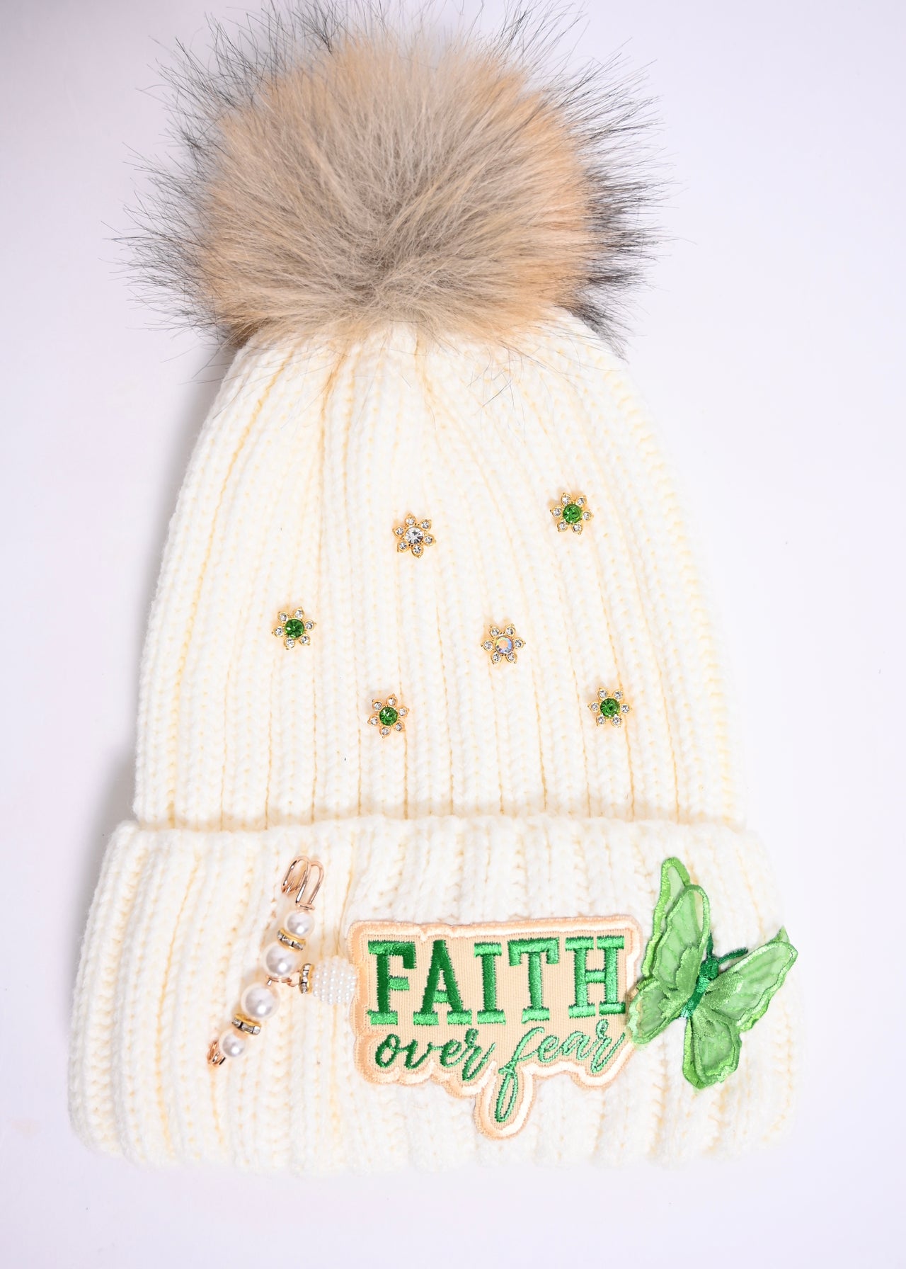 Custom Jeweled Junk Patch Beanie Hats | 5 Designs