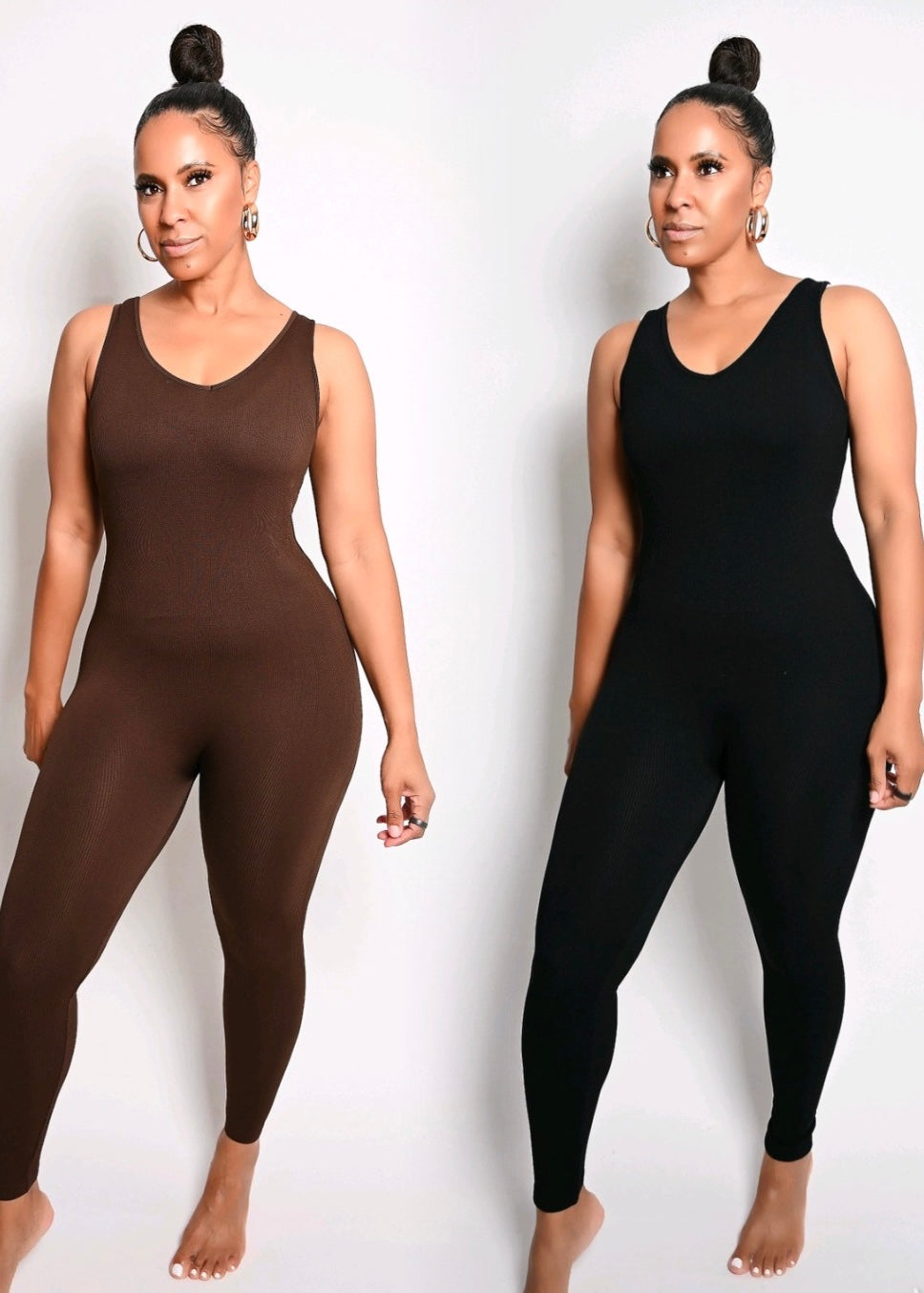 Second Skin Seamless Ribbed Jumpsuit | Multi Colors